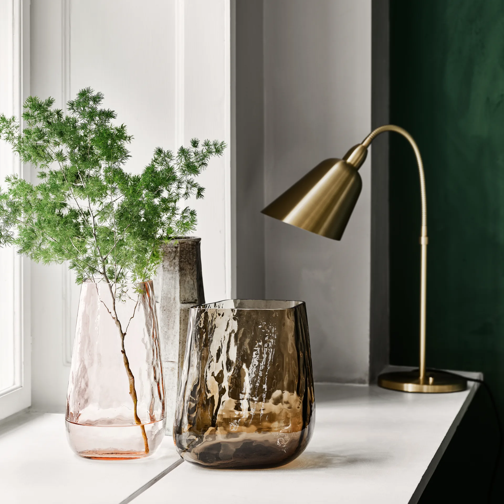 Collect SC68 Vase Glas 26cm, Powder &Tradition