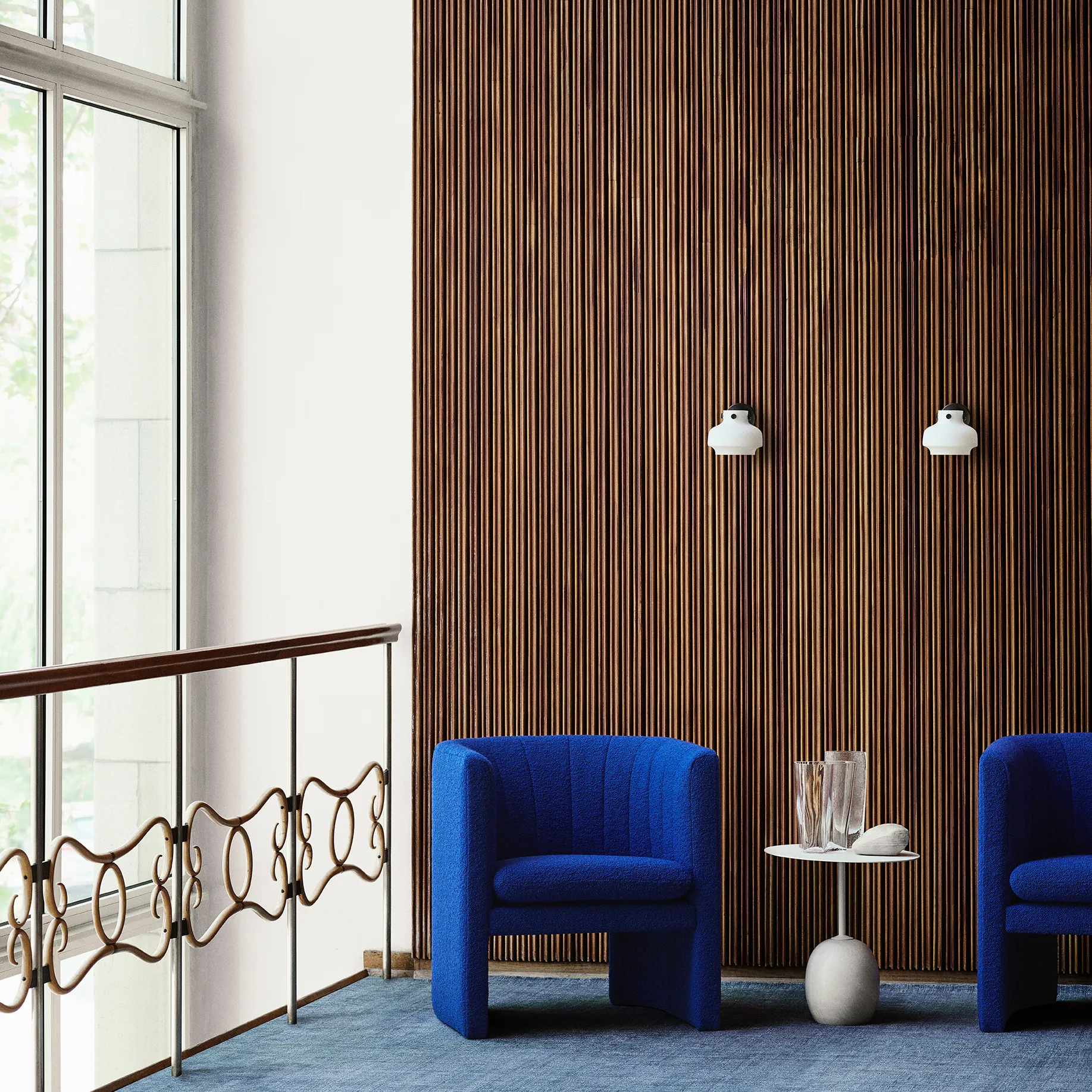 Copenhagen Wandleuchte SC54, Bronzed brass &Tradition