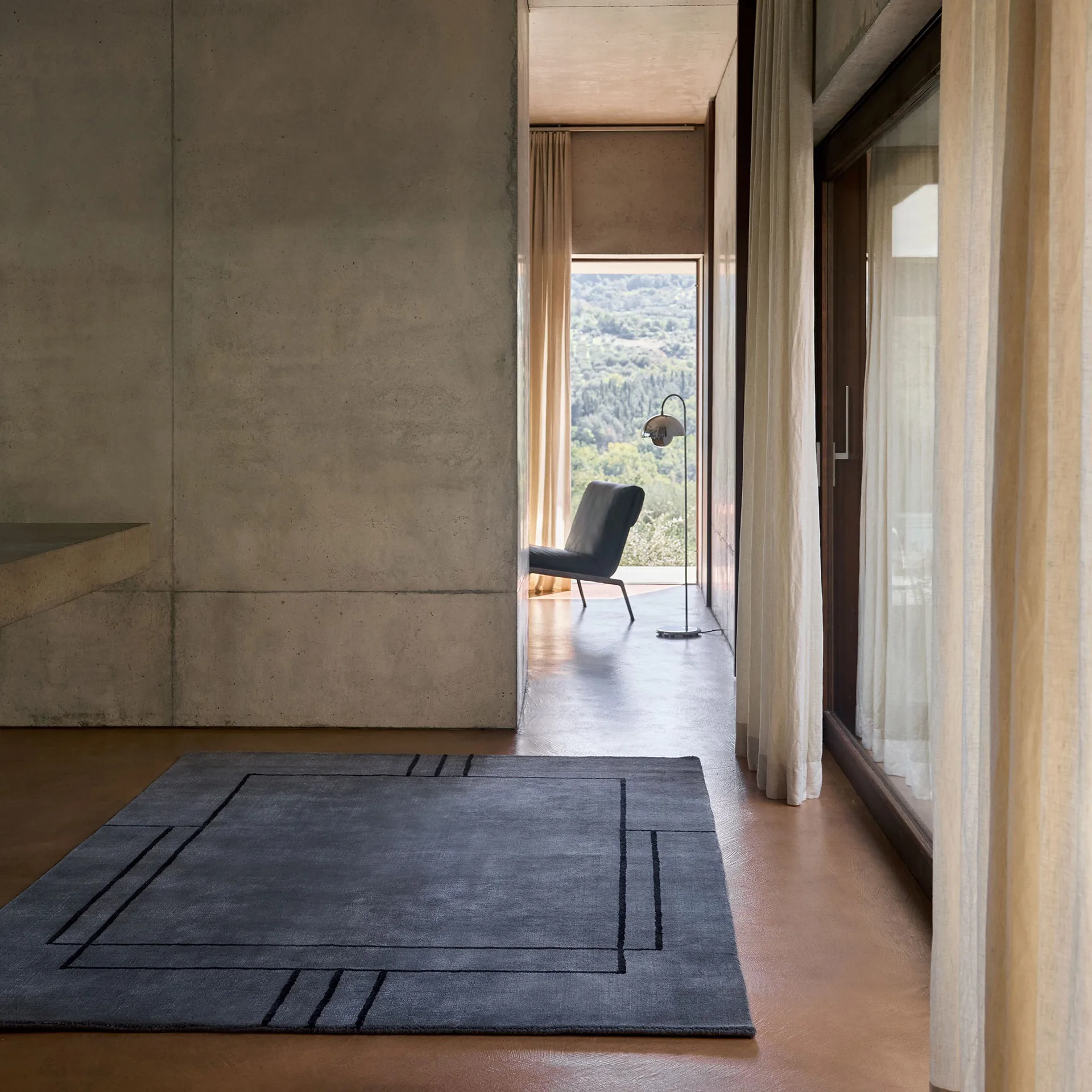 Cruise AP23 Teppich 170x240 cm, Colombo Grey Blue &Tradition