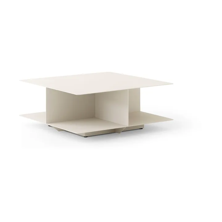 Develius EV3 Couchtisch - Steel ivory, Ø89x40 cm - &Tradition