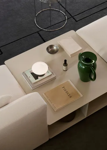 Develius EV3 Couchtisch - Steel ivory, Ø89x40 cm - &Tradition