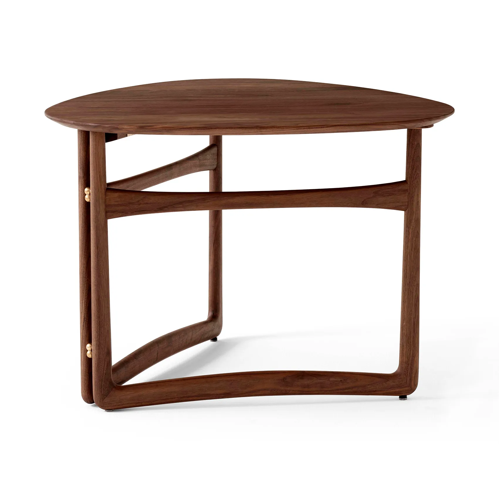 Drop Leaf Beistelltisch HM5, Walnut &Tradition