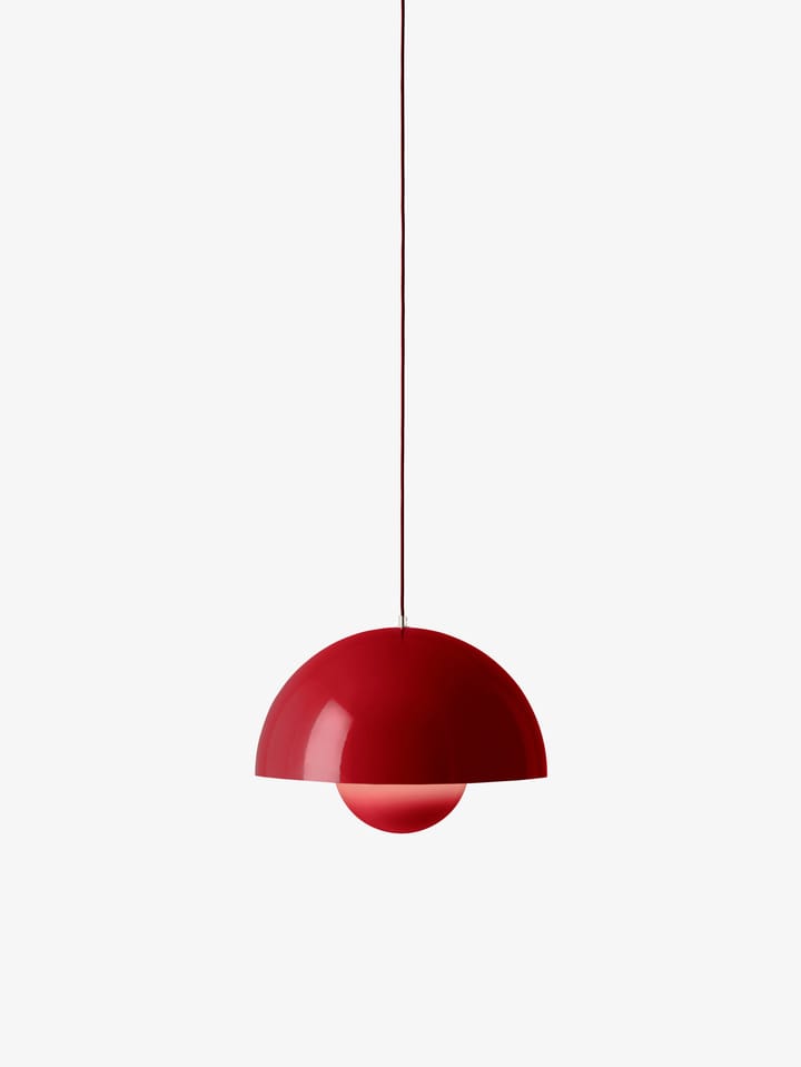 FlowerPot Big VP2 Pendelleuchte - Vermilion red - &Tradition