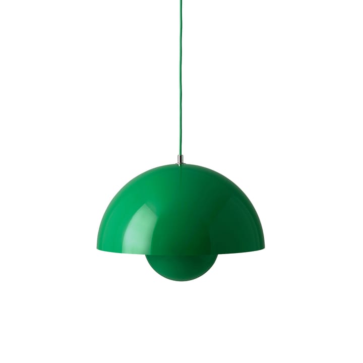 Flowerpot Pendelleuchte VP7 - Signal green - &Tradition