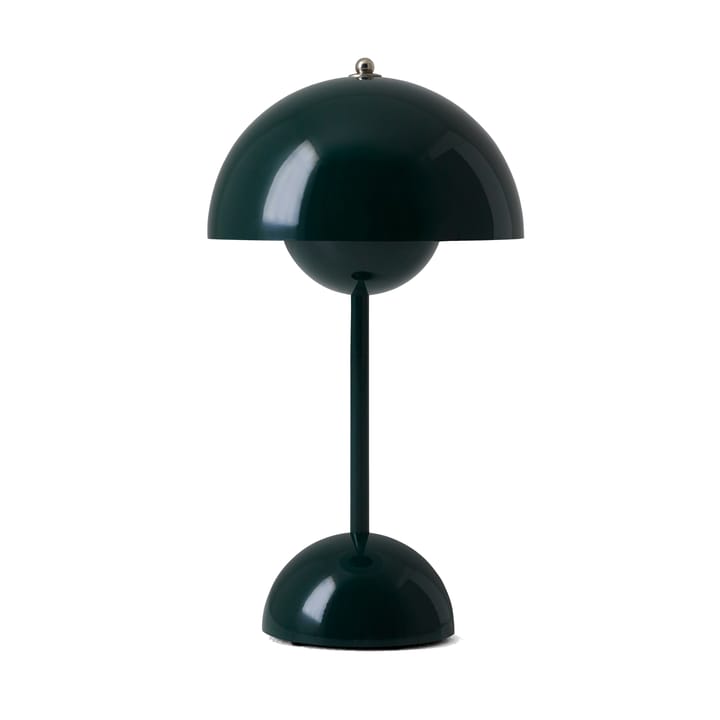 Flowerpot portable Tischleuchte VP9 - Dark green - &Tradition