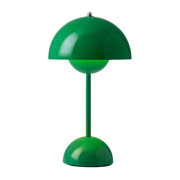 Flowerpot portable Tischleuchte VP9 - Signal green - &Tradition