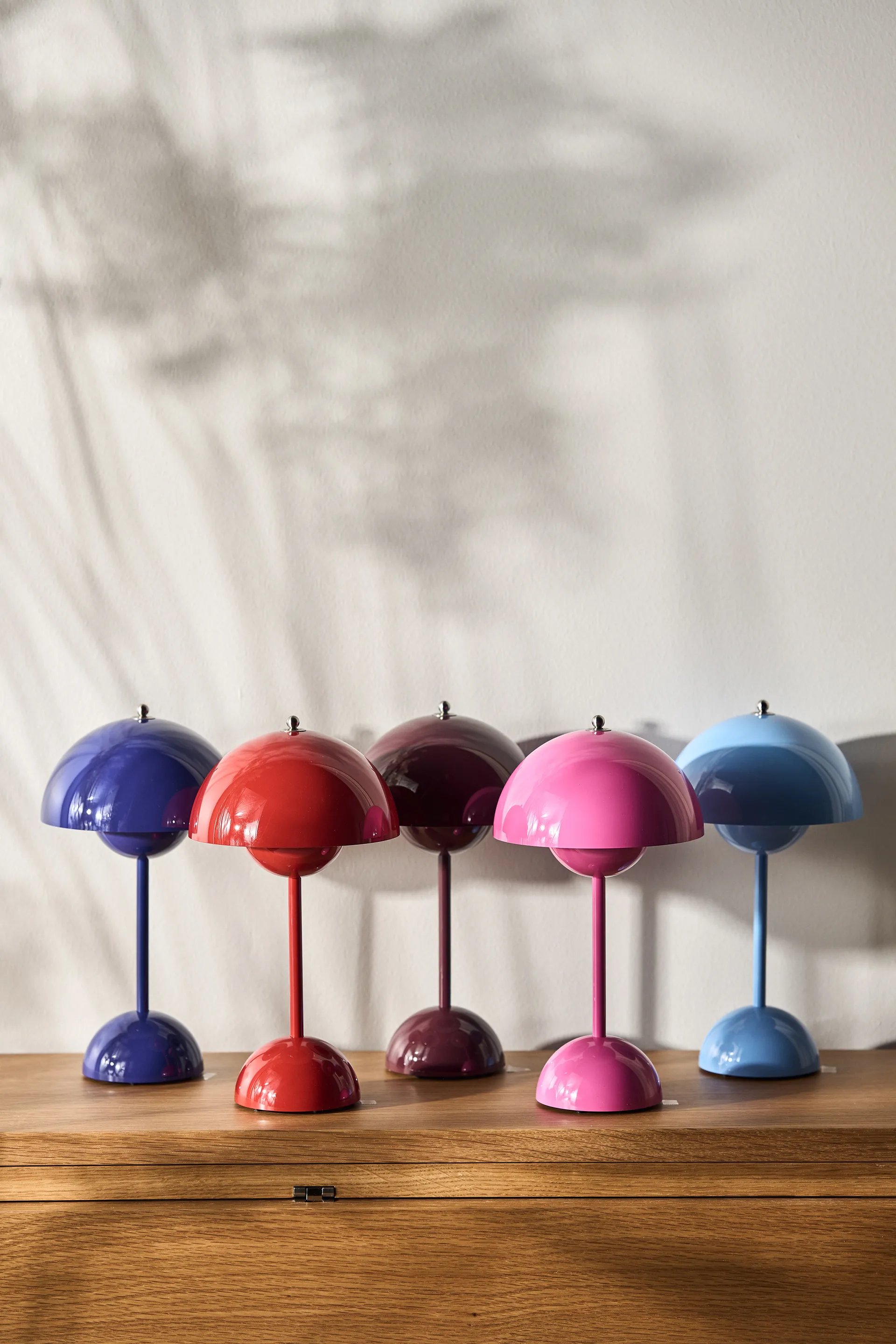 Flowerpot portable Tischleuchte VP9, Tangy pink &Tradition