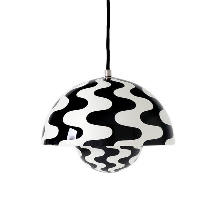 FlowerPot VP1 Pendelleuchte - Black-white pattern - &Tradition