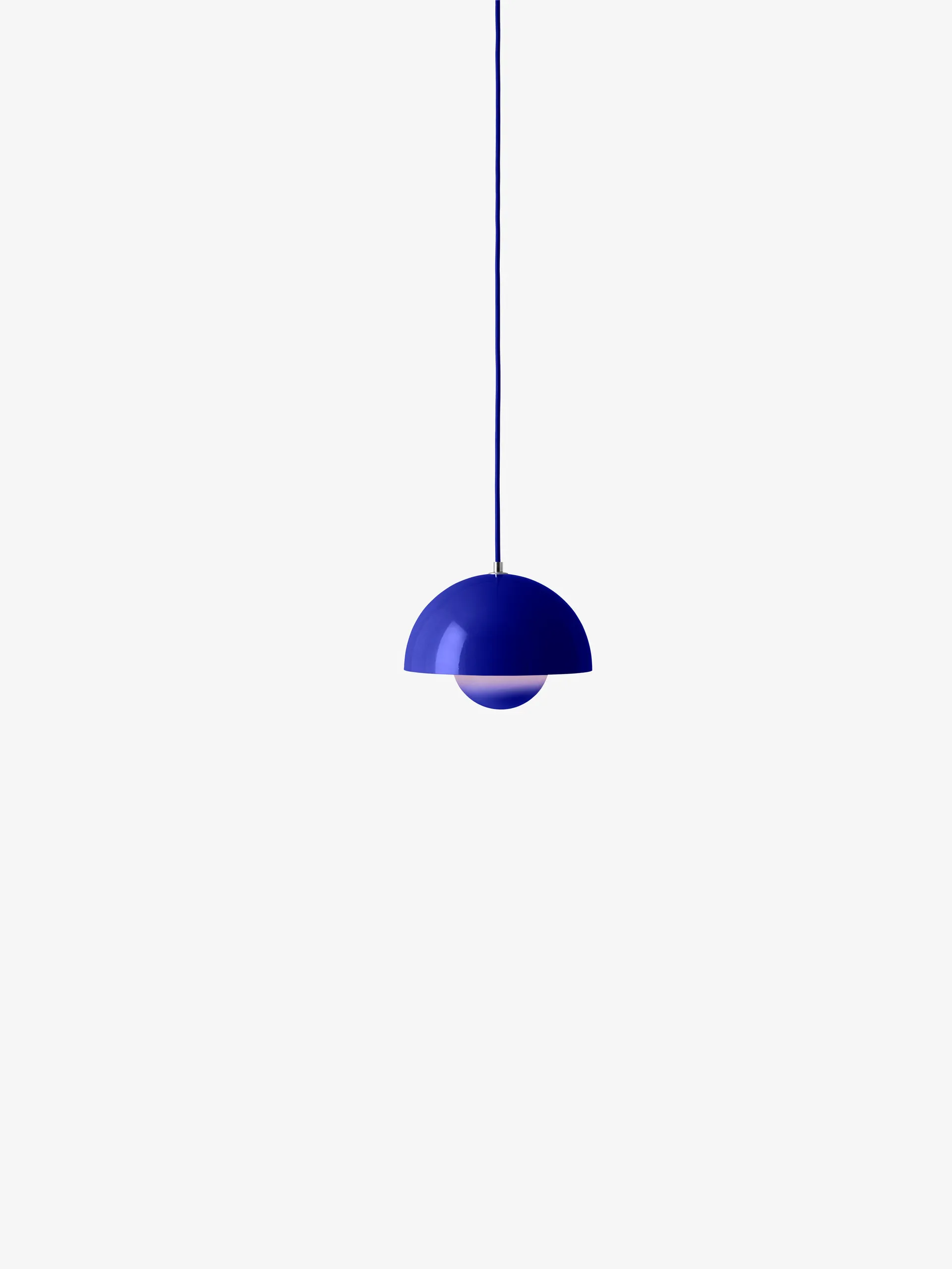 Flowerpot VP1 Pendelleuchte, Cobalt blue &Tradition