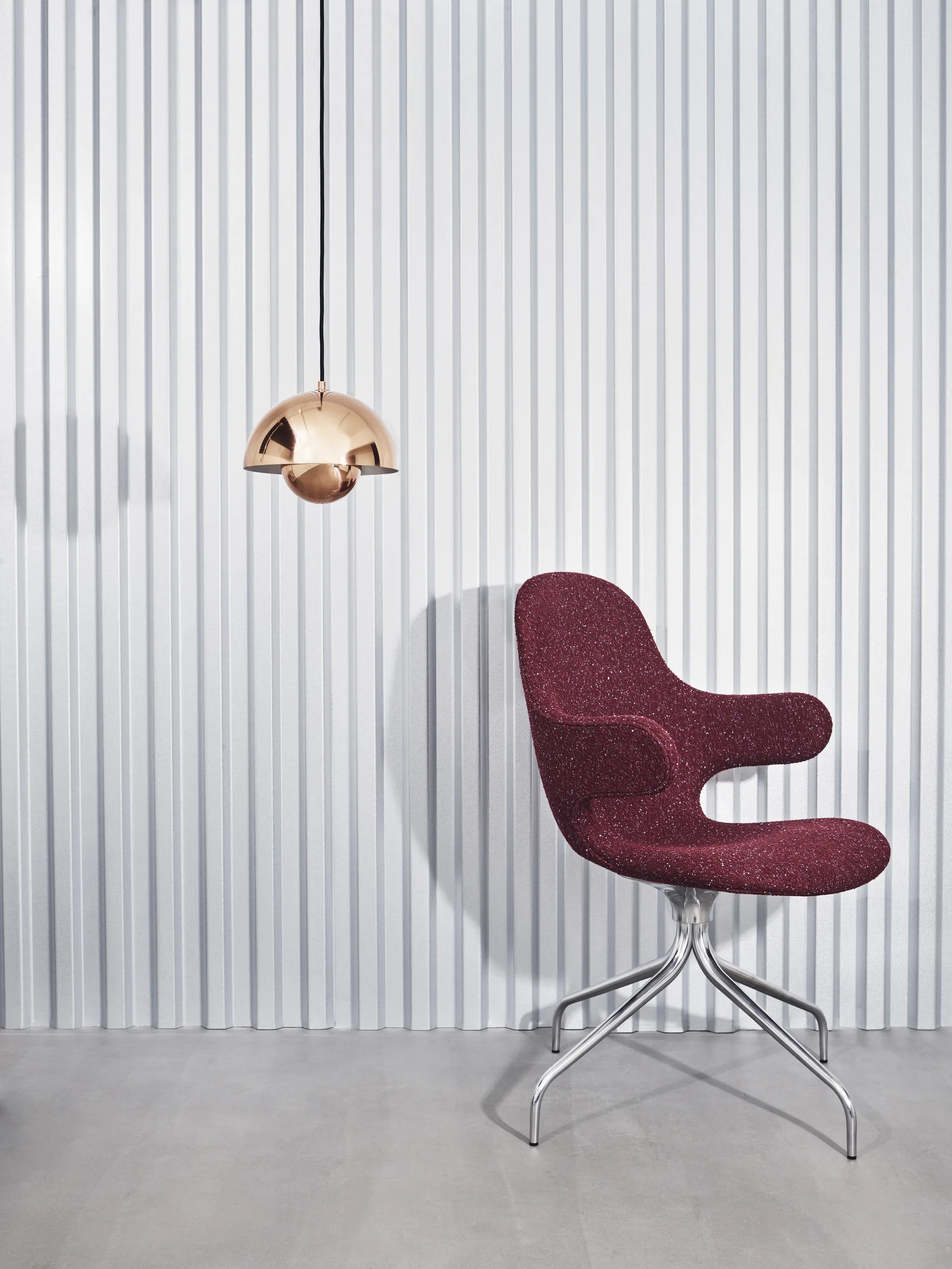 Flowerpot VP1 Pendelleuchte, Messing poliert &Tradition