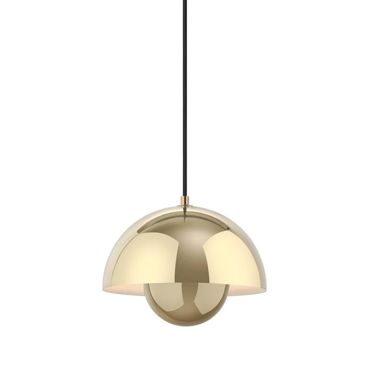 Flowerpot VP1 Pendelleuchte, Messing poliert &Tradition