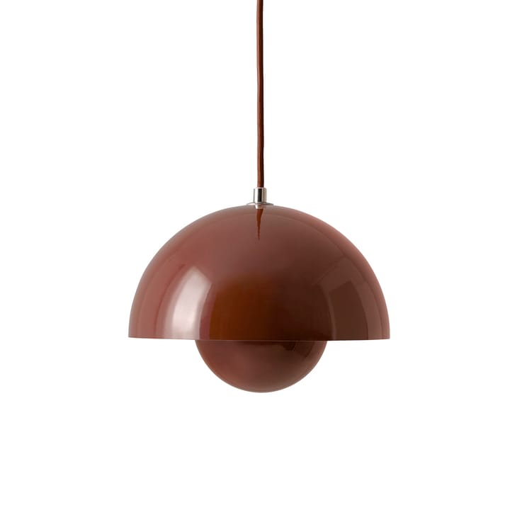 FlowerPot VP1 Pendelleuchte - Rot-braun - &Tradition