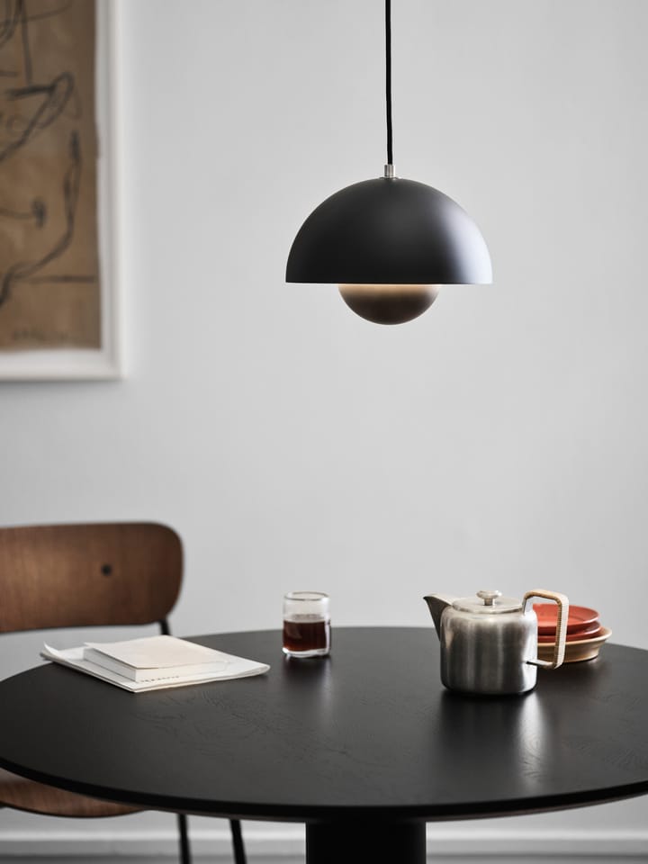 FlowerPot VP1 Pendelleuchte - Schwarz matt - &Tradition