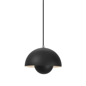 Flowerpot VP1 Pendelleuchte - Schwarz matt - &Tradition