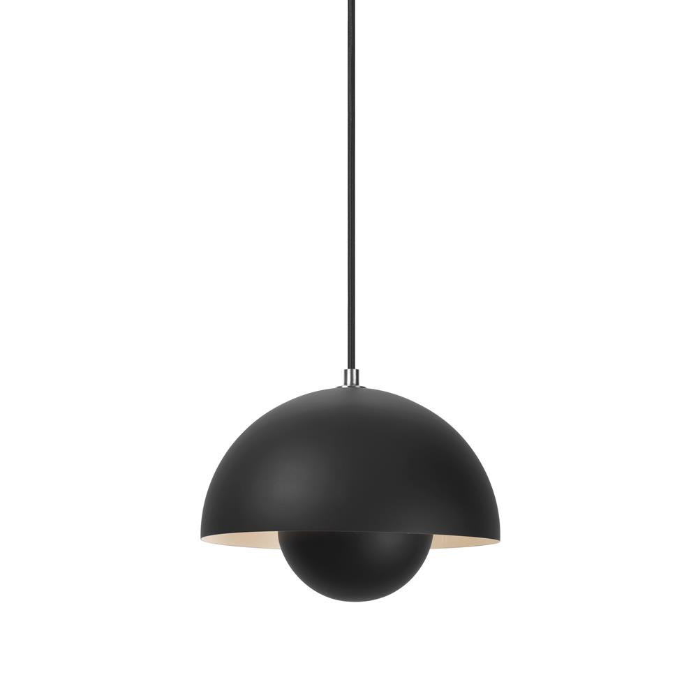 &Tradition Flowerpot VP1 Pendelleuchte Schwarz matt