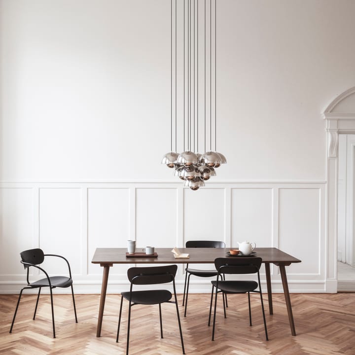 Flowerpot VP1 Pendelleuchte, Stahl poliert &Tradition