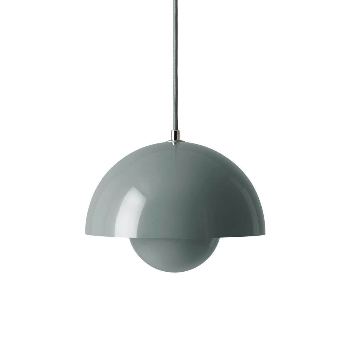 &Tradition Flowerpot VP1 Pendelleuchte Stone blue