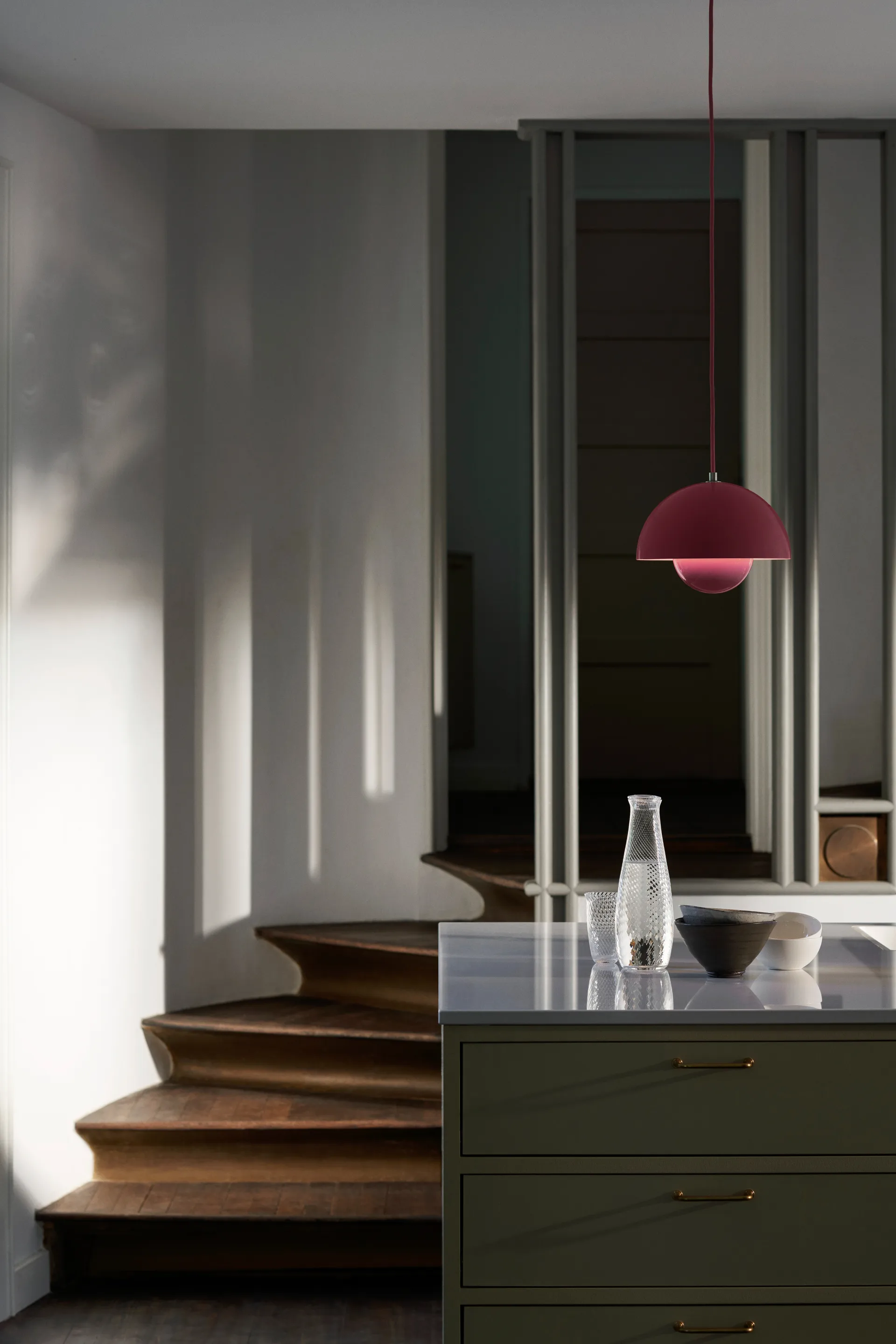 Flowerpot VP1 Pendelleuchte, Tangy pink &Tradition