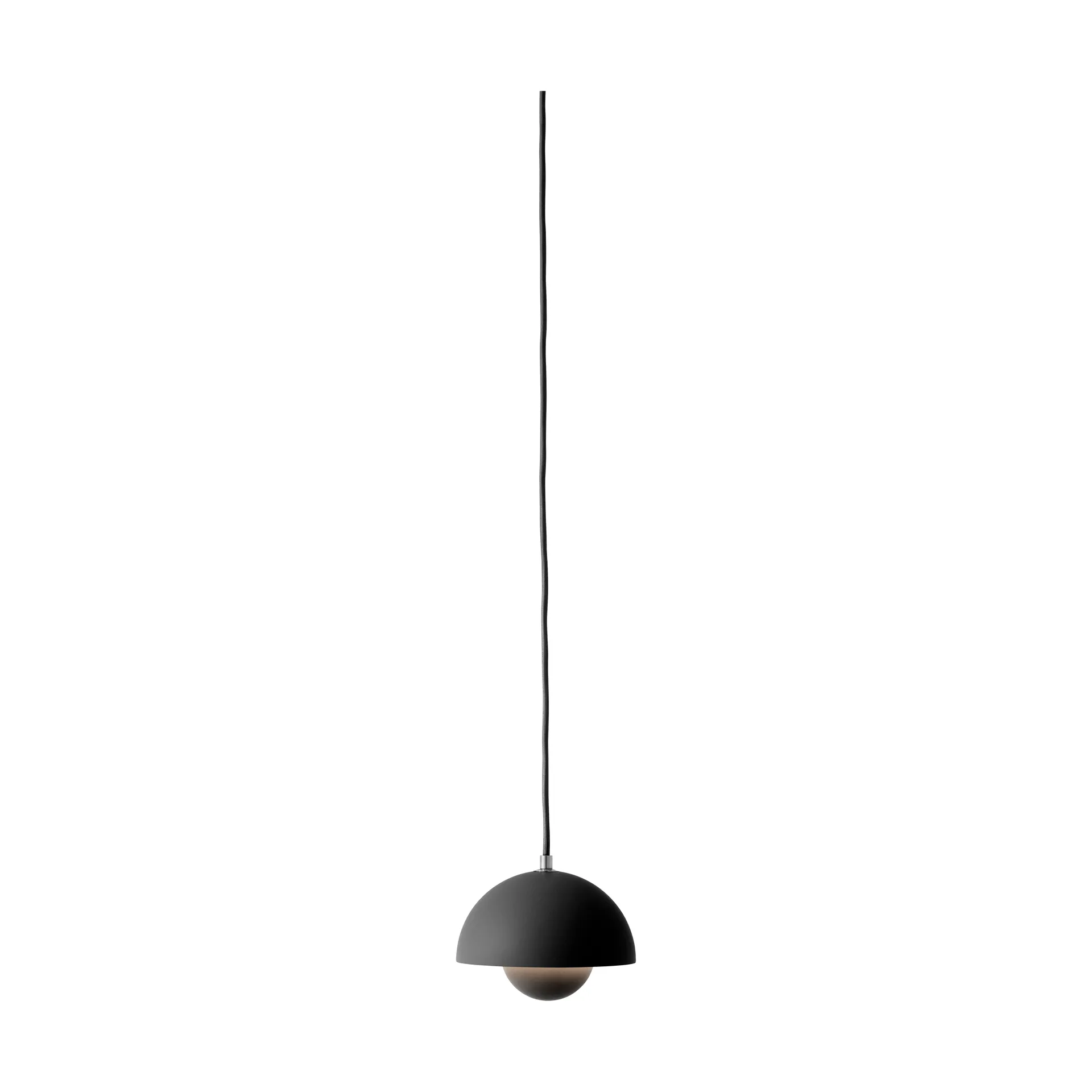 Flowerpot VP10 Pendelleuchte, Matt black &Tradition