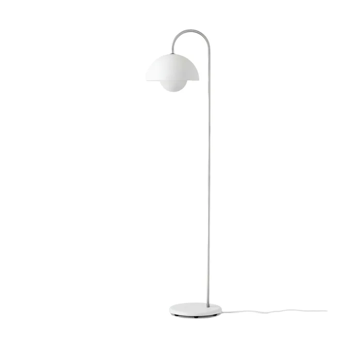 Flowerpot VP12 Stehlampe - Matt white - &Tradition