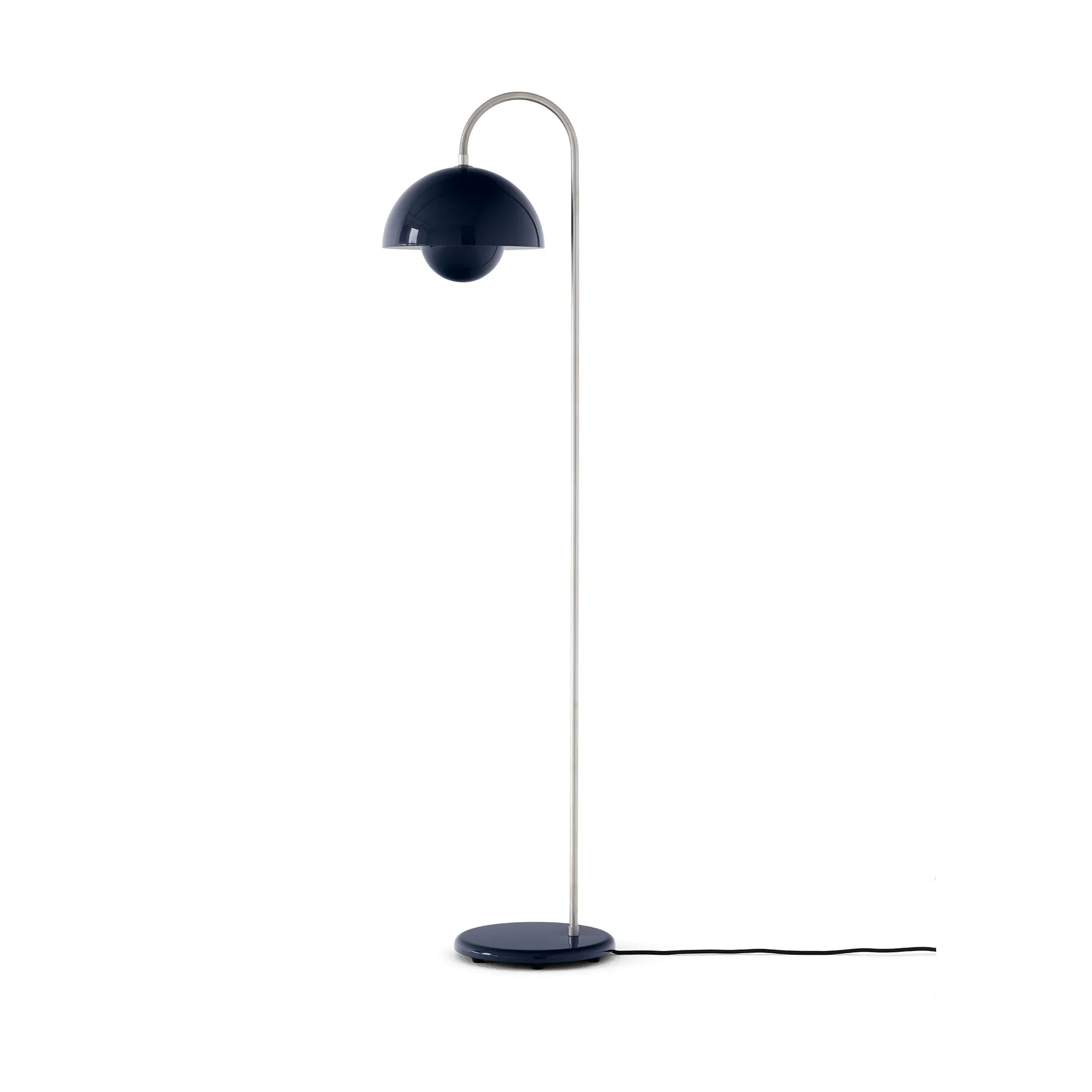 Flowerpot VP12 Stehlampe, Steel blue &Tradition