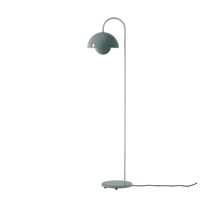 Flowerpot VP12 Stehlampe - Stone blue - &Tradition