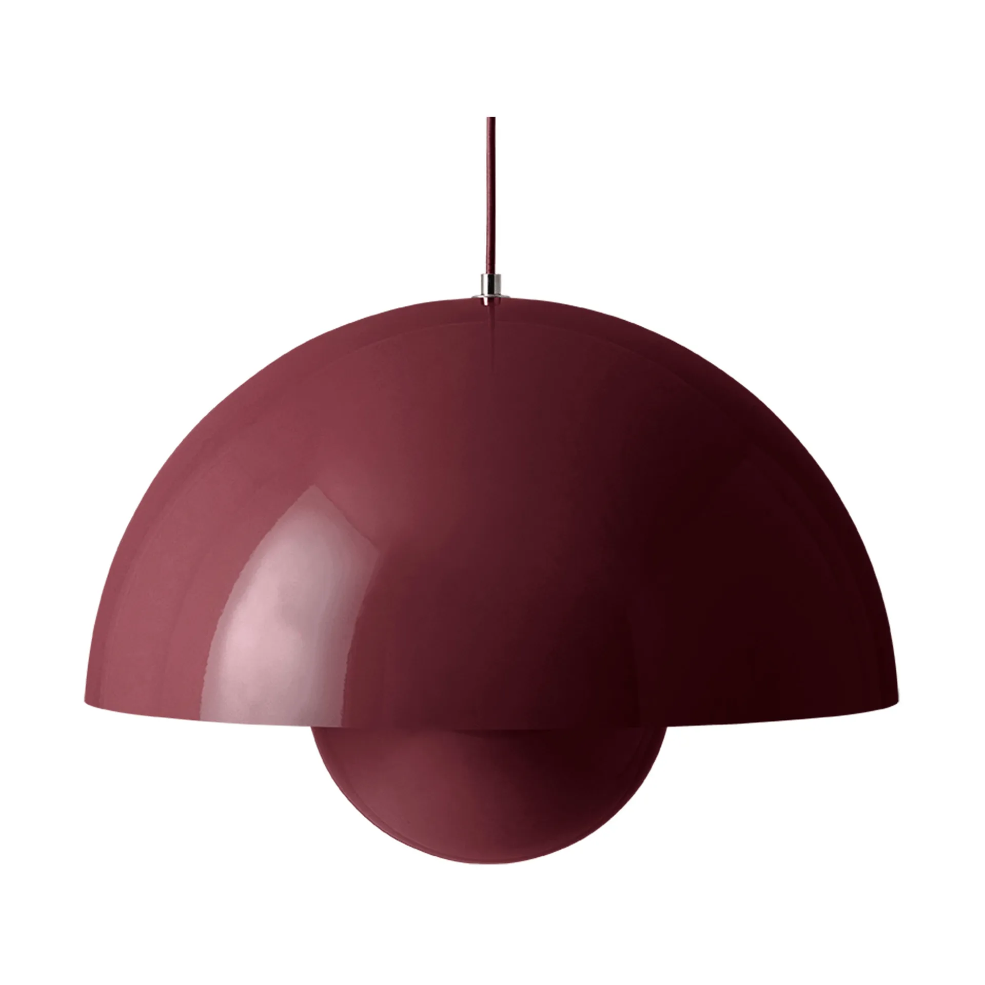 Flowerpot VP2 Big Pendelleuchte, Dunkelpflaume &Tradition