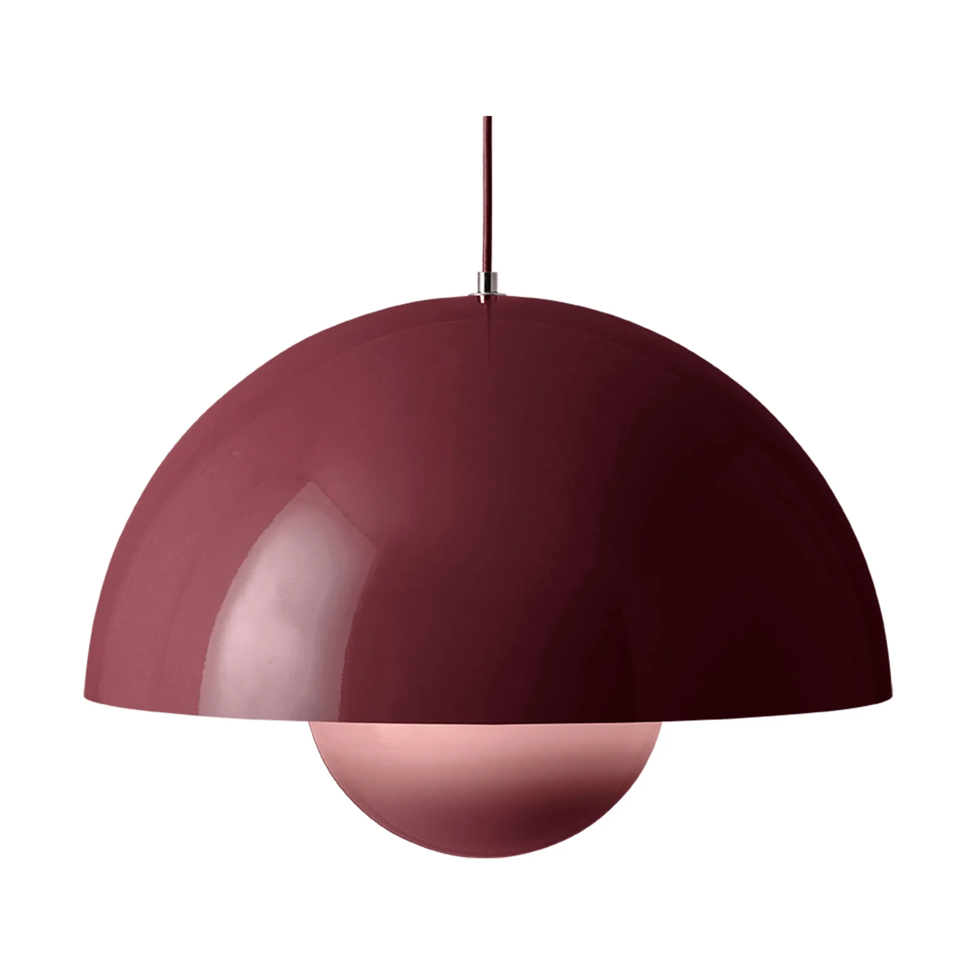 Flowerpot VP2 Big Pendelleuchte, Dunkelpflaume &Tradition