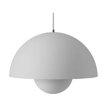 Flowerpot VP2 Big Pendelleuchte - matt hellgrau - &Tradition