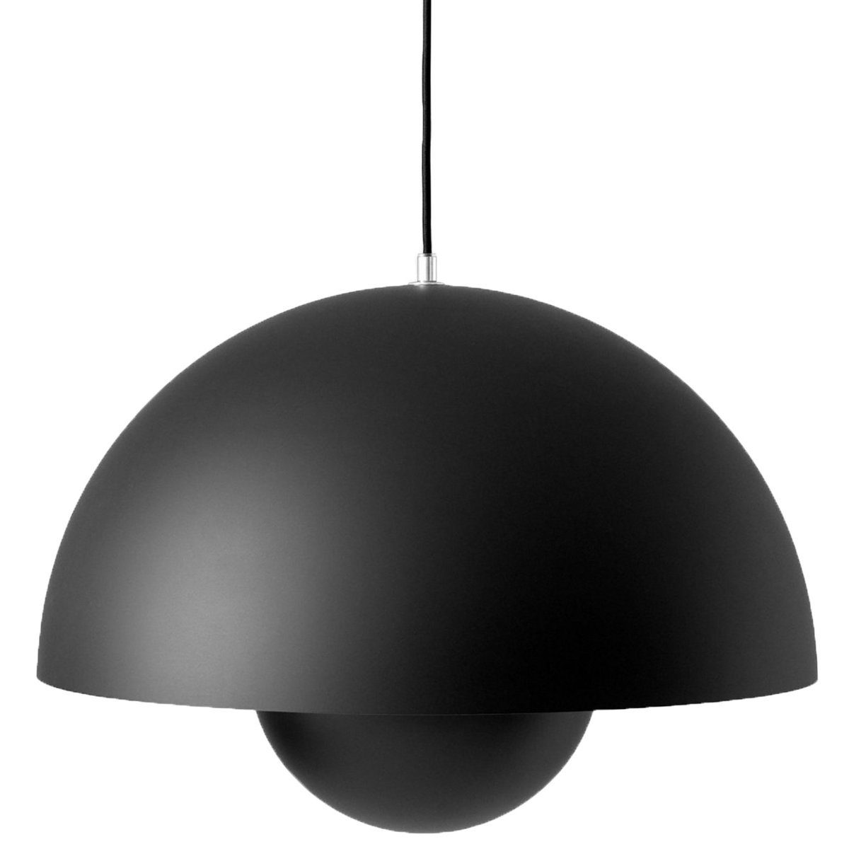 &Tradition Flowerpot VP2 Big Pendelleuchte Matt schwarz