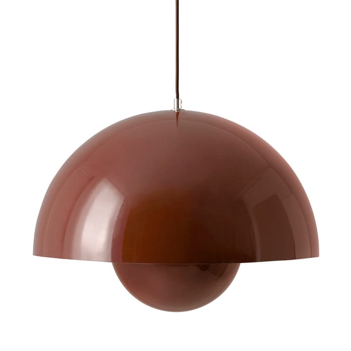 Flowerpot VP2 Big Pendelleuchte, Rot-braun &Tradition