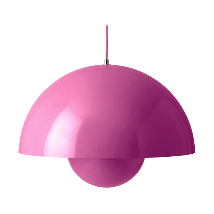 Flowerpot VP2 Big Pendelleuchte - Säuerliches Pink - &Tradition