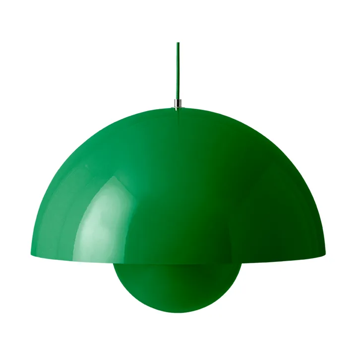Flowerpot VP2 Big Pendelleuchte - Signalgrün - &Tradition