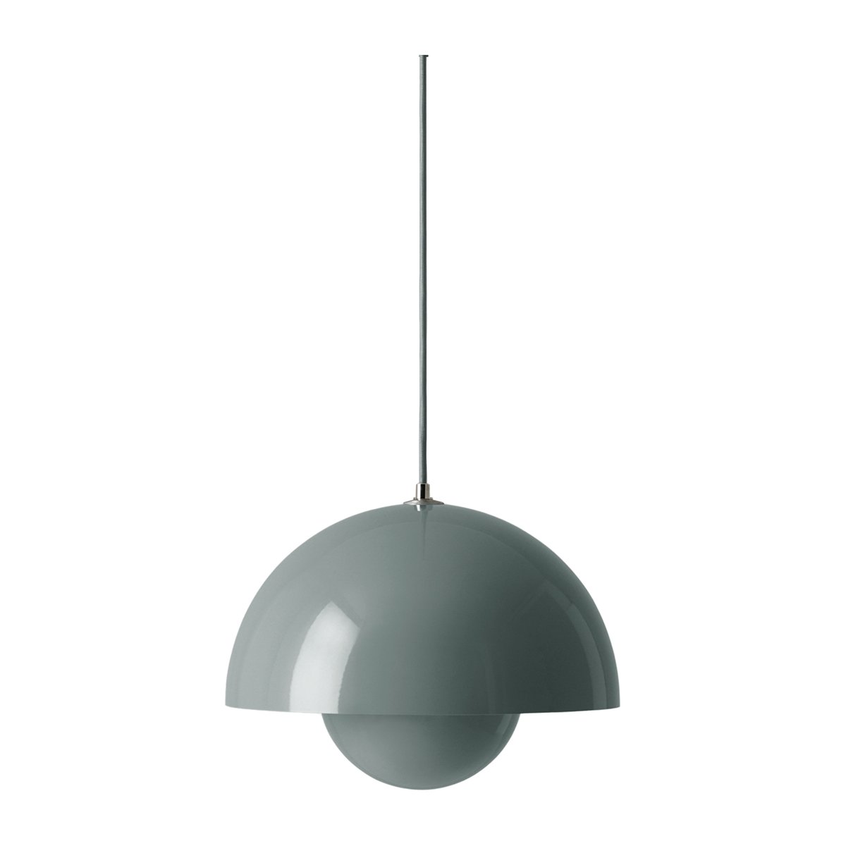 &Tradition Flowerpot VP2 Big Pendelleuchte Stone blue