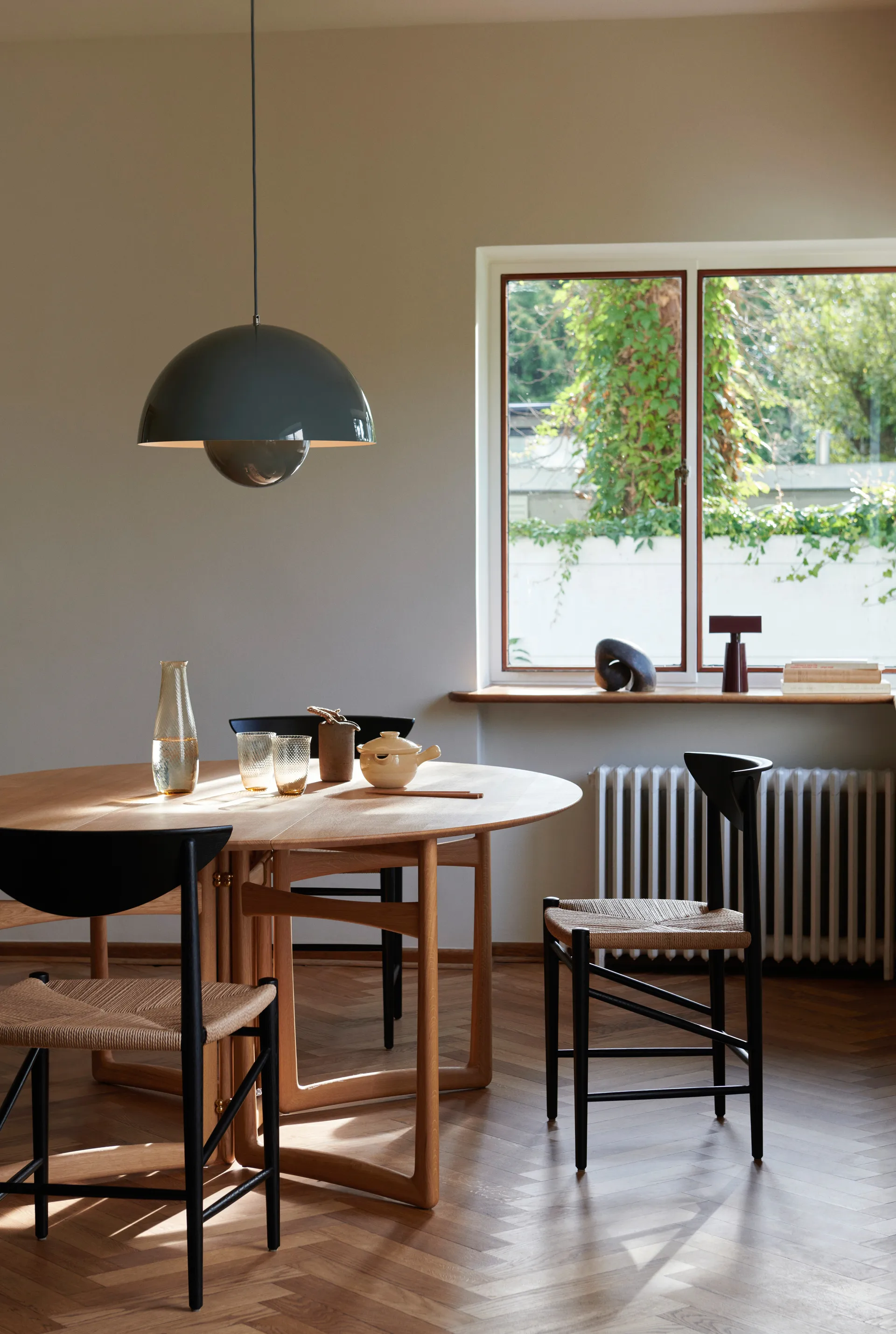 Flowerpot VP2 Big Pendelleuchte, Stone blue &Tradition