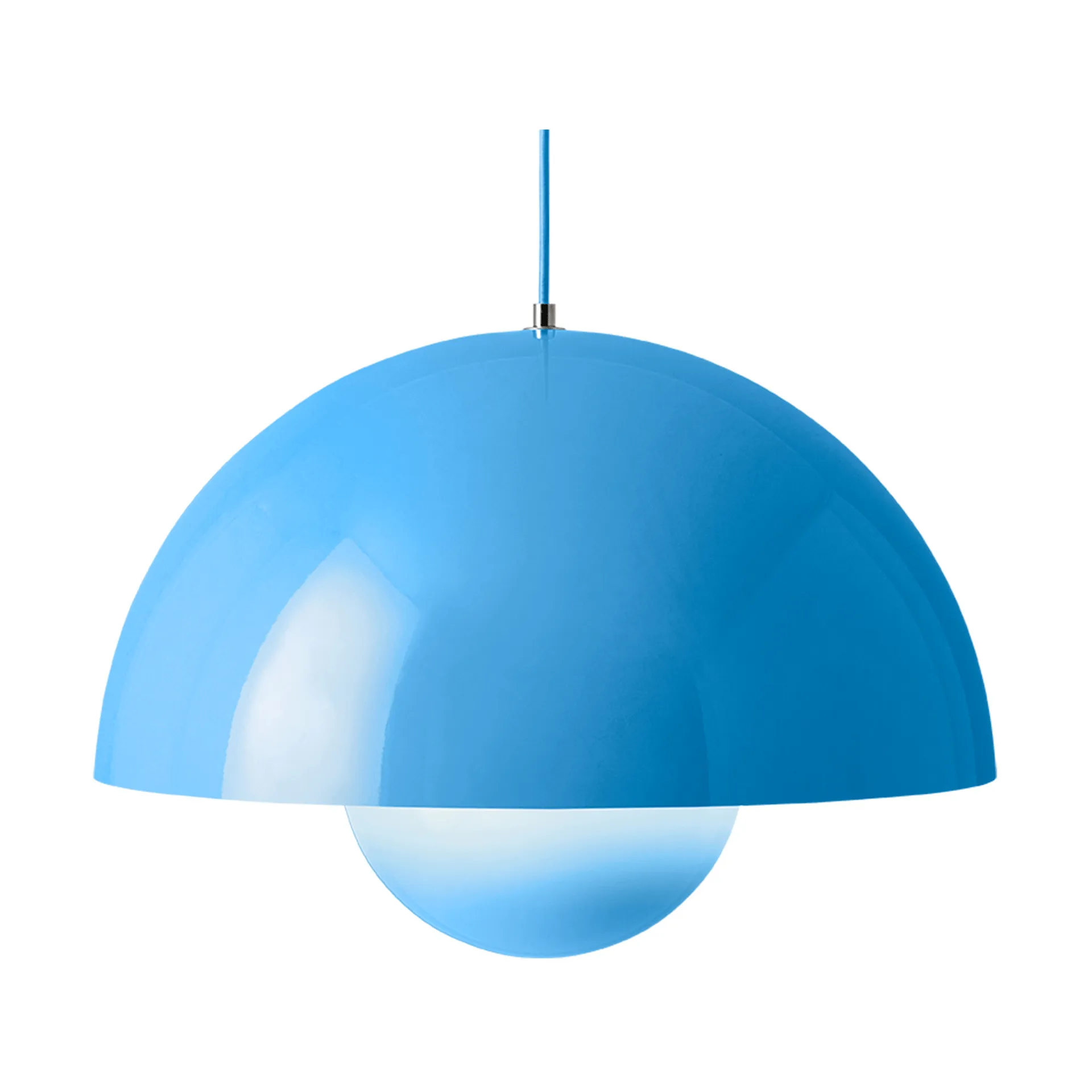 Flowerpot VP2 Big Pendelleuchte, Swim Blue &Tradition