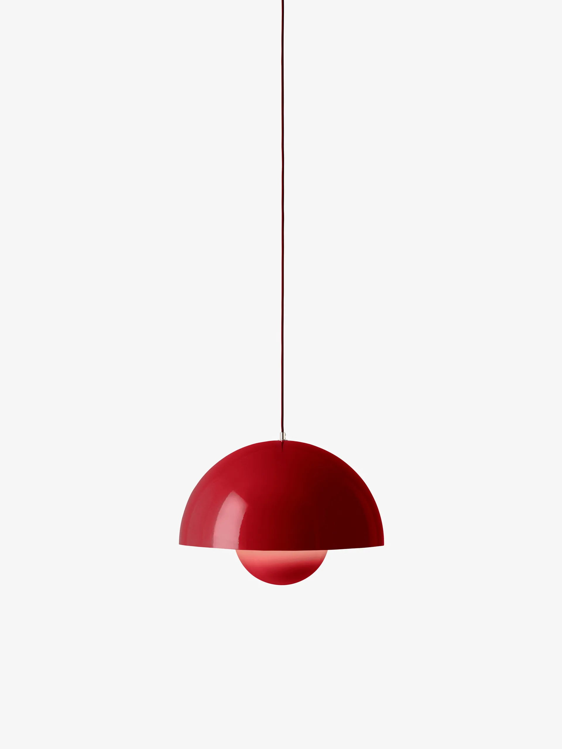 Flowerpot VP2 Big Pendelleuchte, Vermilion red &Tradition