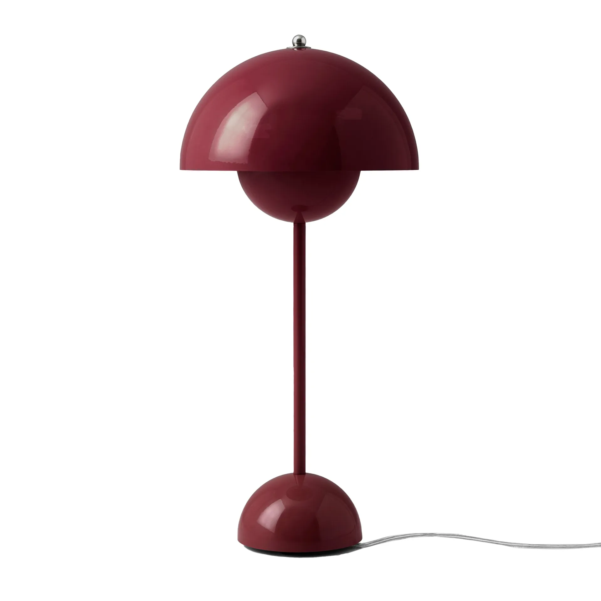 FlowerPot VP3 Tischleuchte, Dark plum &Tradition