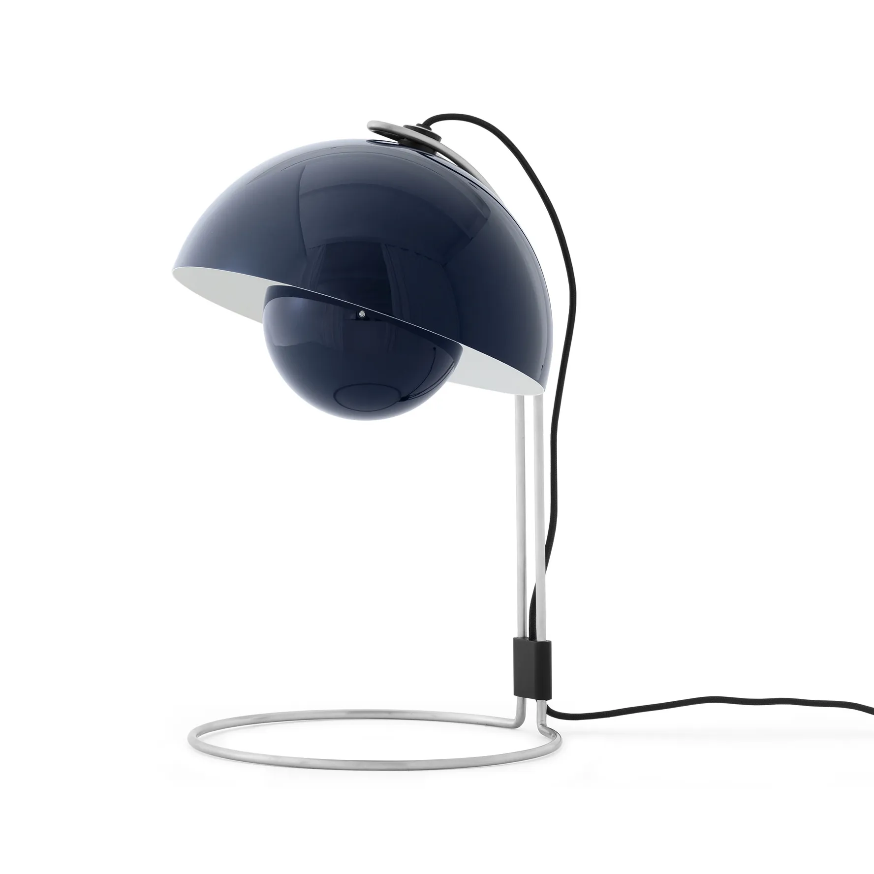 FlowerPot VP4 Tischleuchte, Steel blue &Tradition