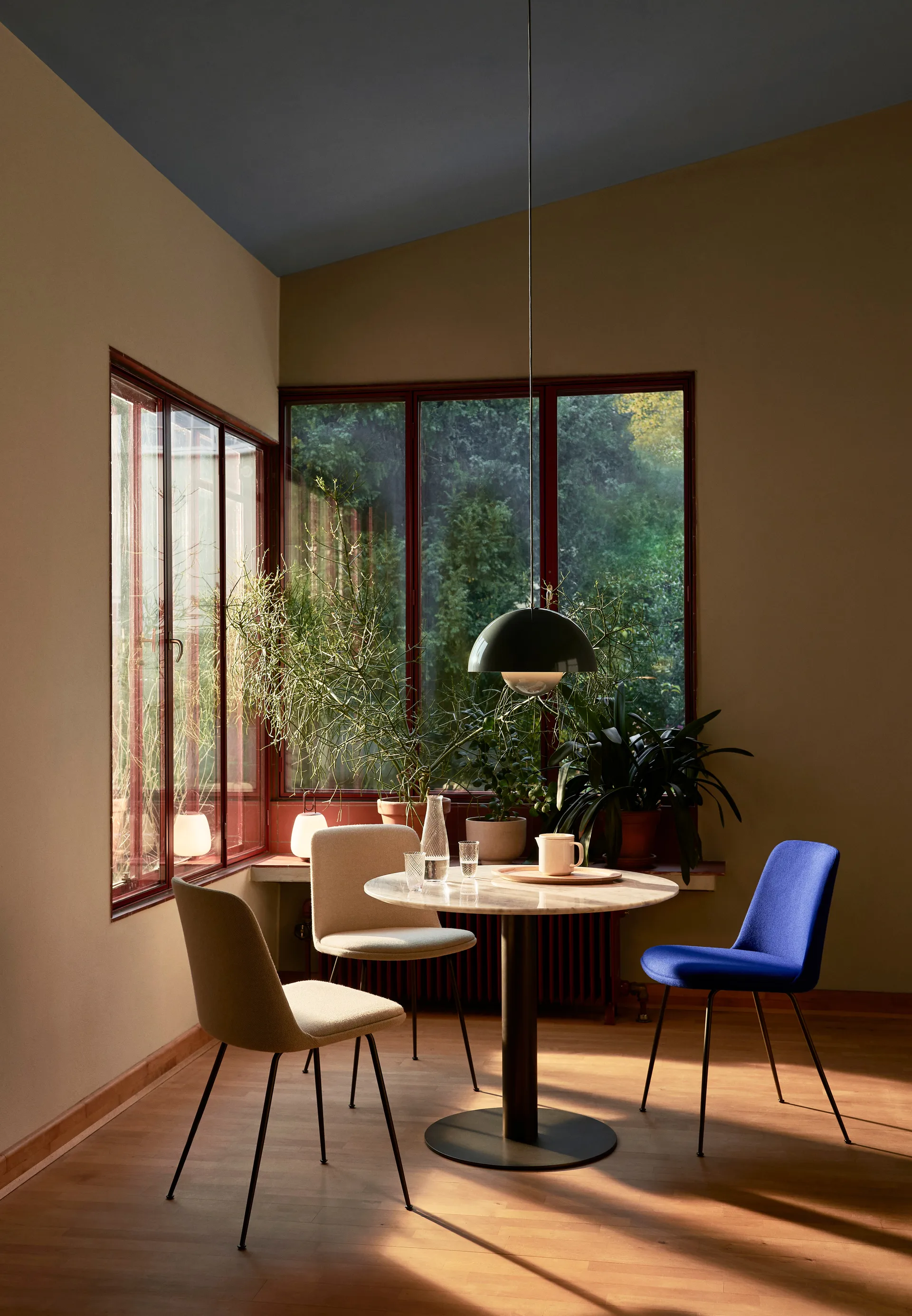 Flowerpot VP7 Pendelleuchte, Stone blue &Tradition