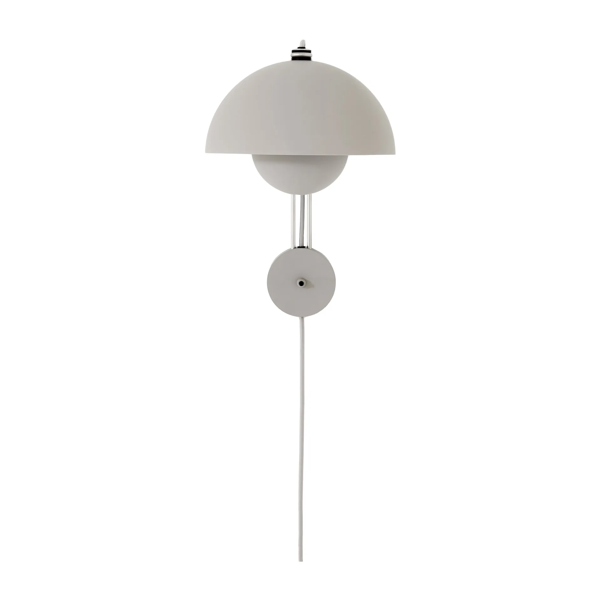 Flowerpot VP8 Wandleuchte, Matt light grey &Tradition