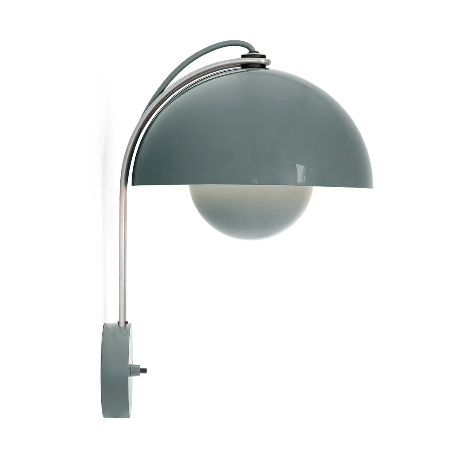Flowerpot VP8 Wandleuchte, Stone blue &Tradition