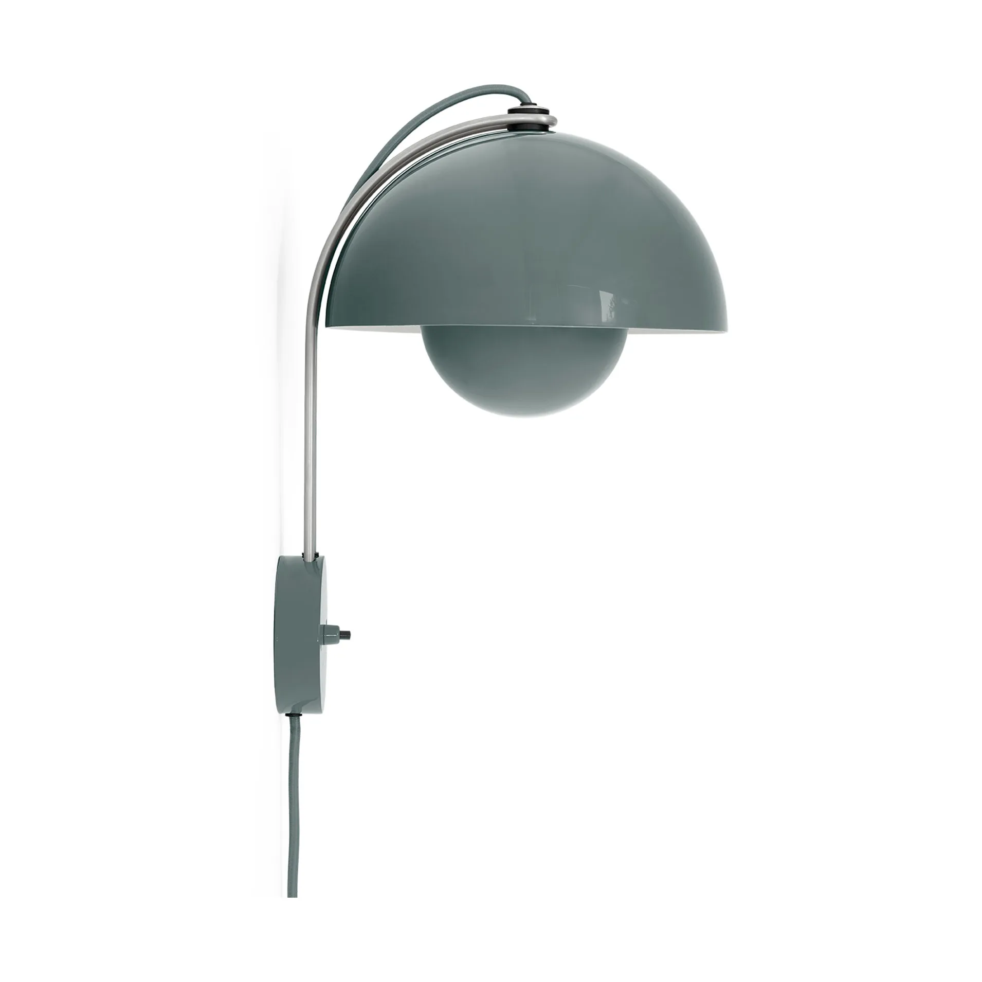Flowerpot VP8 Wandleuchte, Stone blue &Tradition
