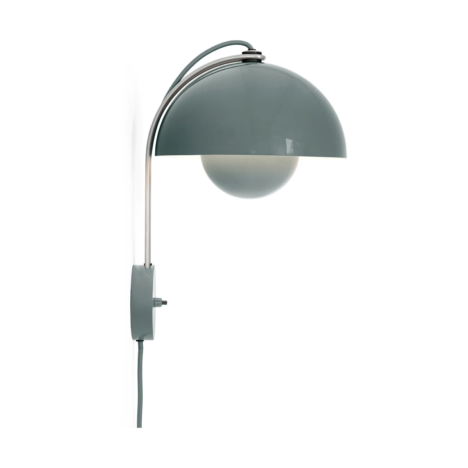 Flowerpot VP8 Wandleuchte, Stone blue &Tradition
