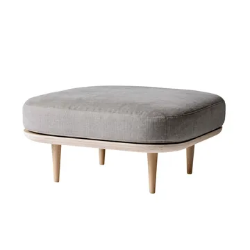 Fly Pouf SC9 - Eiche hell geölt + beiger Stoff - &Tradition