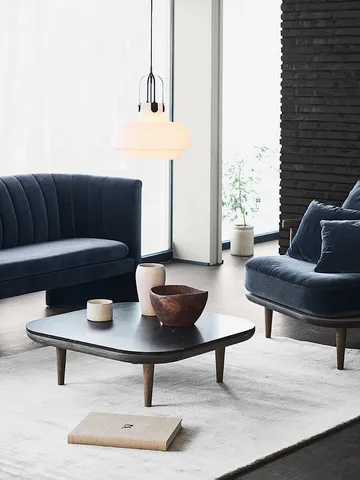 Fly Tisch SC4 - Eiche rauch geölt + schwarzer Marmor - &Tradition