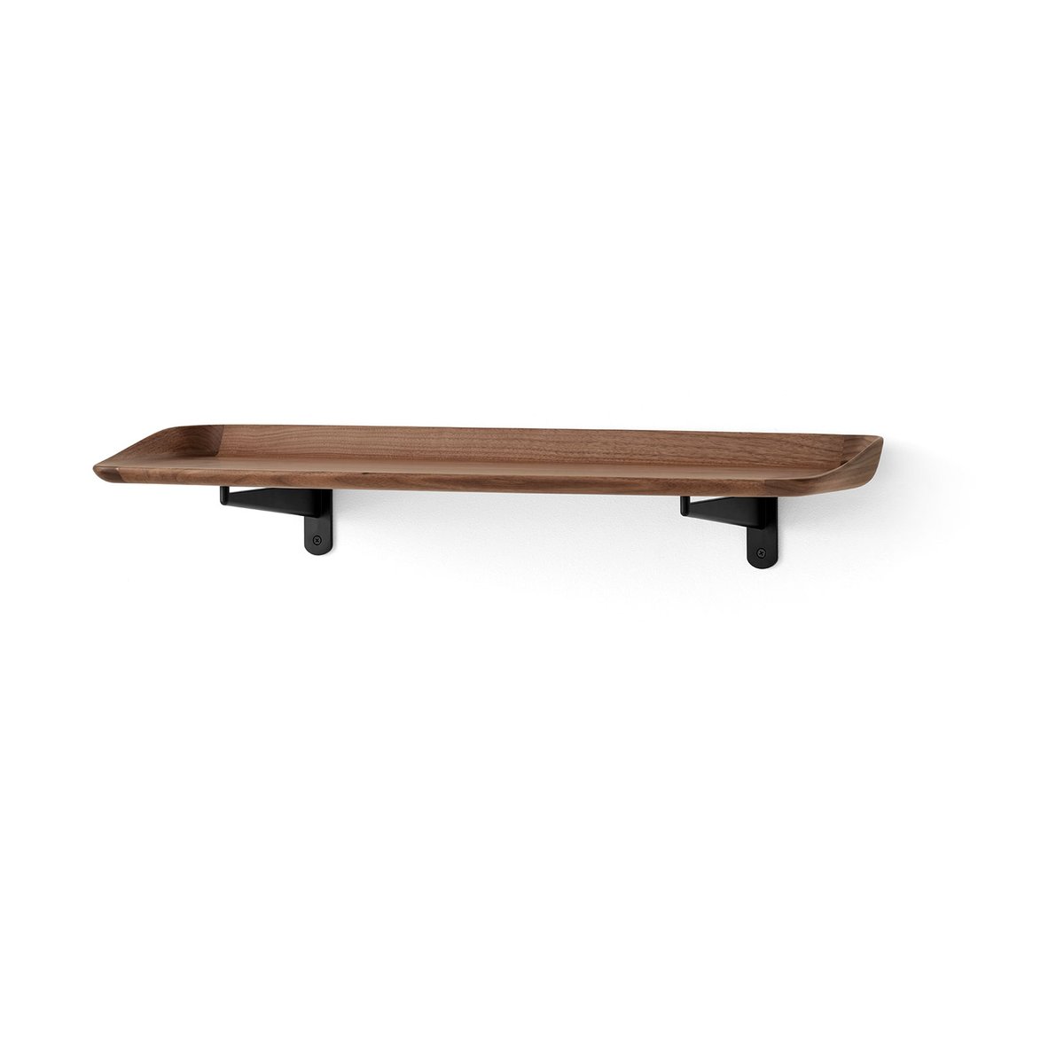 &Tradition Guild HM14 Wandregal 75 cm Solid lacquered walnut