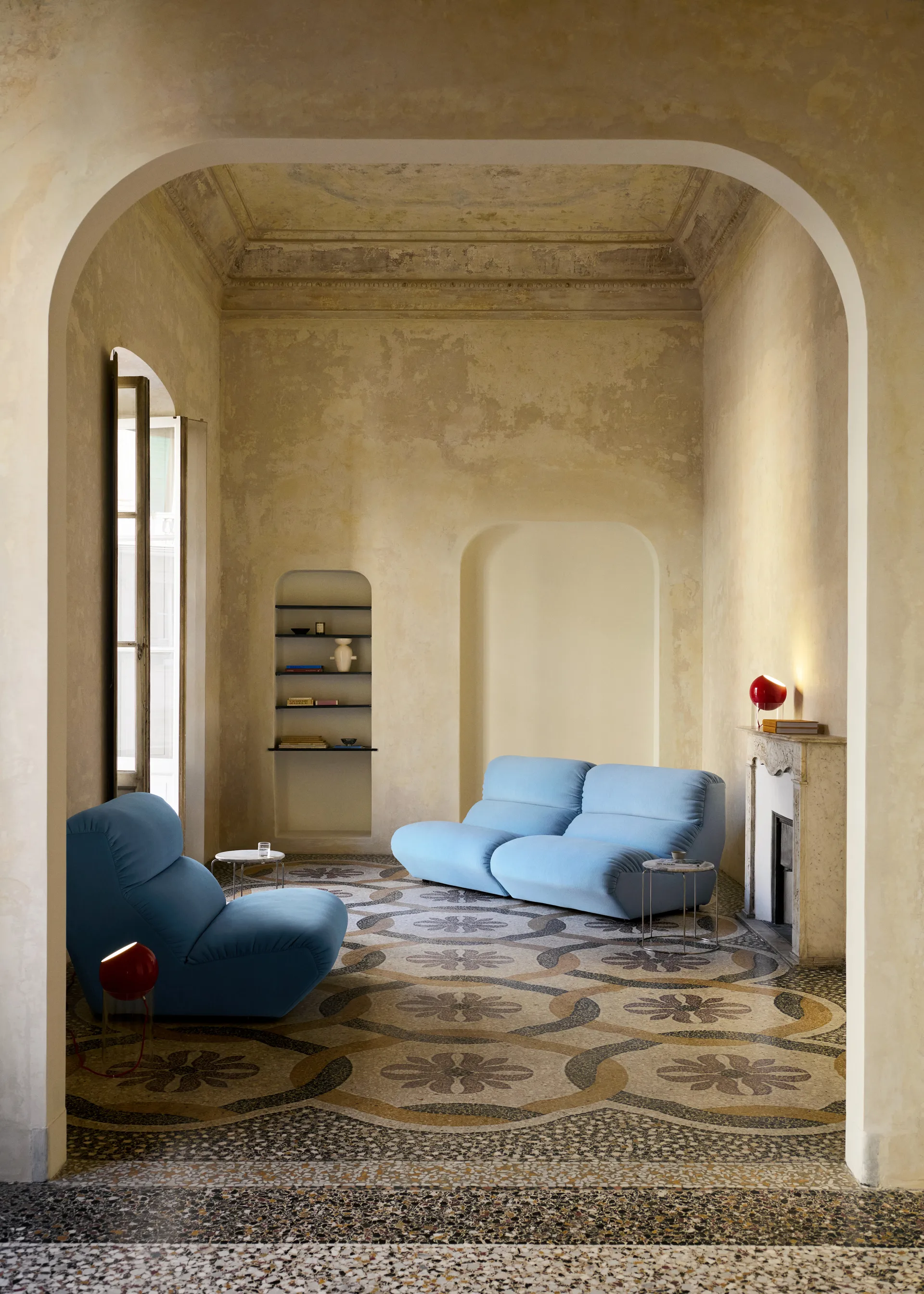 Hi Lo AV54 Modulsofa Mittelmodul, Gentle 0733 &Tradition