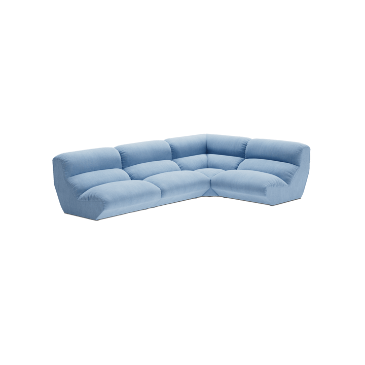 Hi Lo Modulsofa configuration E Gentle 0733 - undefined - &Tradition