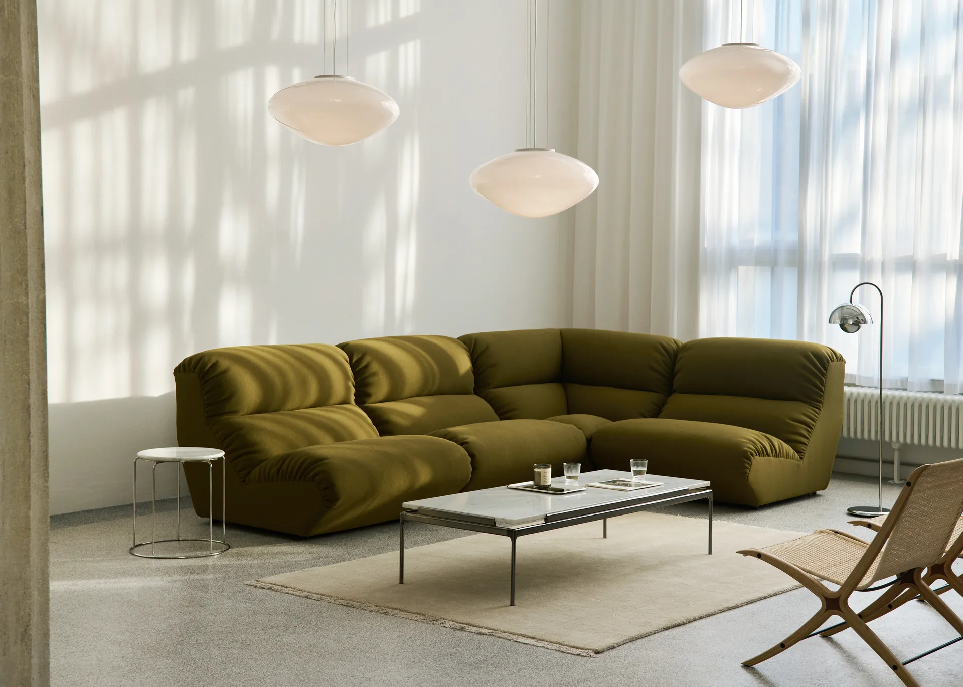 Hi Lo Modulsofa configuration E Mylla 0971,  &Tradition